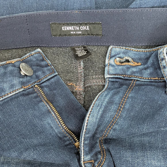 Kenneth Cole Women's (Size 27) Stretch Denim Cropped Lined Jeans - Picture 4 of 15
